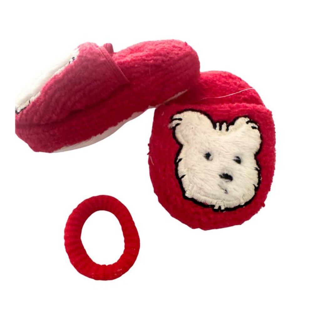 American Girl Coconut Pajamas Westie Dog PJs Tunic Slippers Smart Charm Retired - Picture 9 of 11